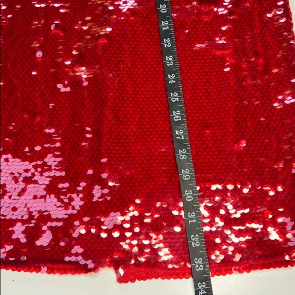 Zara Skirt SEQUIN MIDI ZW COLLECTION holiday party festive maximalism bold - Picture 11 of 16